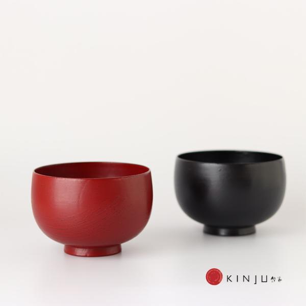 まり汁椀 ( 木製 ) 山岸厚夫 うるし工房錦壽（ きんじゅ ）