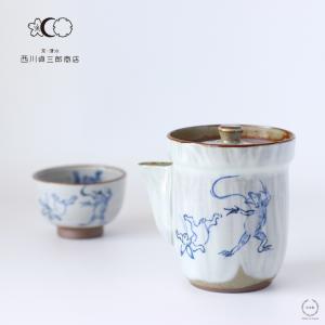 青華 染付 瓔珞文蓋碗 茶藝 在銘 加藤清昌 蓋付碗　煎茶碗　茶道具 茶器 骨董 2025年最新】加藤清昌の人気アイテム - メルカリ