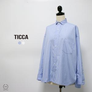TICCA ブラウス シャツ / リネン スクエア ビッグシャツ