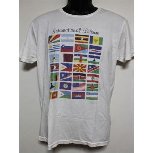 ホゼル HOZELL メンズ半袖Tシャツ ホワイト 白色 新品 国旗柄｜selectshop-blume