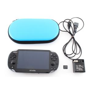 ソニー SONY PS Vita PCH-1100 ブラック OLED Wi-Fi 美品 ケース チャージャー 8GB メモリーカード付き｜selectshop-himawari