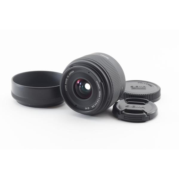 Sigma 19mm f/2.8 EX DN ブラック マイクロフォーサーズマウント [美品] レン...