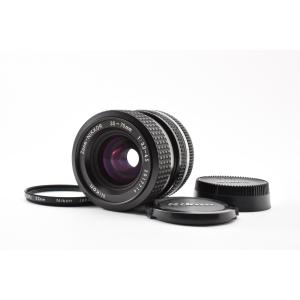 Nikon Ai-s Zoom NIKKOR 35-70mm F3.3-4.5 MFレンズ [美品] L37c Nikon フィルター 前後キャップ付き