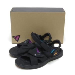 NIKE ACG AIR DESCHUTZ BLACK/WHITE-BLACK-VIVID PURPLE ( ナイキ エア デシューツ ブラック/パープル スポーツ アウトドア サンダル 2020年 復刻版 )