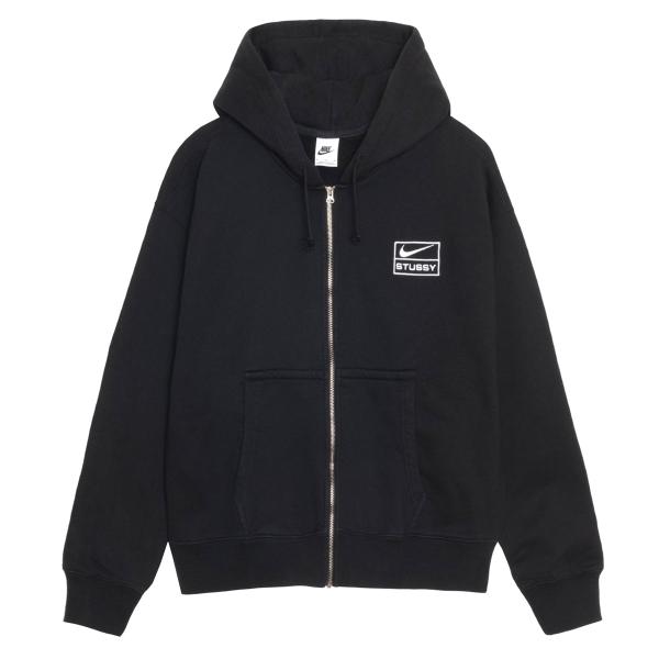 23FW STUSSY x NIKE STONE WASHED FLEECE ZIP HOODIE ...