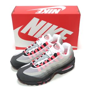 レディースサイズ☆NIKE AIR MAX 95 OG BIG BUBBLE BLACK/SOLAR RED-MEDIUM ASH ( ナイキ エアマックス 95 ビッグバブル ブラック/ソーラーレッド )