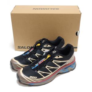 SALOMON XT-6 BLACK/FALCON/COW HIDE L47293800 ( サロモン スニーカー XT-6 ブラック/ファルコン/カウハイド )｜selectshop-jp