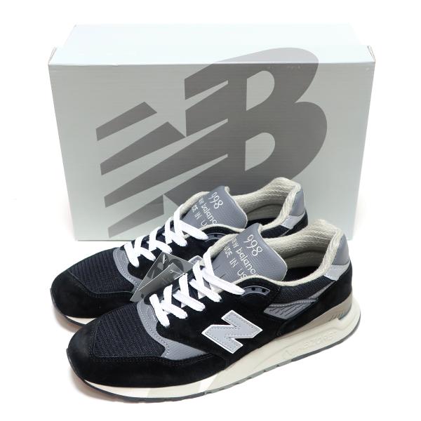 レディースサイズ☆NEW BALANCE U998BL BLACK SUEDE MADE IN US...