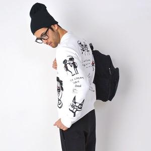 送料無料 即納 ディースクエアード Dsquared2 アート プリント 裏起毛 スウェット メンズ 15春夏 Www Nlqp Com