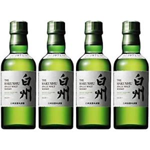 サントリー　白州　ウイスキー　ミニボトル　180ml　4本