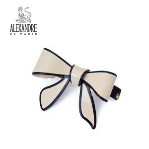 アレクサンドル ドゥ パリ ALEXANDRE DE PARIS リボン バレッタAQCH-12690-03