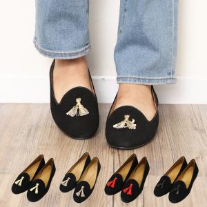 Chatelles シャテル FRANCOIS フラットシューズ タッセル レディース