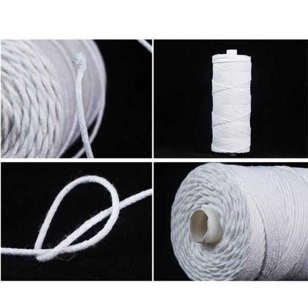 キャンドル芯　純綿芯　糸本数80本編み【10ｃｍ単位】【手作りキャンドル用】