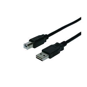 【5個セット】 MCO USBケーブル両面挿し 黒 5m USB-R50/BKX5