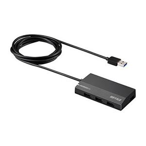 BUFFALO バッファロー USB3.0 スタンダード 4ポート セルフパワーハブ ブラック BS...