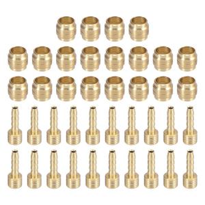 X AUTOHAUX 自転車ブレーキオリーブ 真ちゅう製接続インサートキット