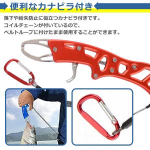 フィッシュグリップ 釣り キャッチャー 魚 フ...の詳細画像4