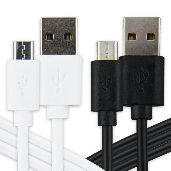 micro USB ケーブル 3m 充電 データ転送 充電器 タイプB USB2.0 TypeB a...