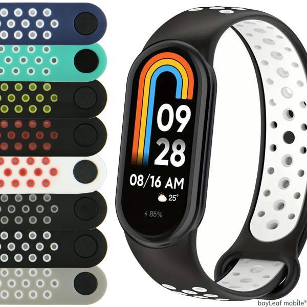 Xiaomi Smart Mi Band8用 シリコン バンド 互換品 交換 ベルト スポーツ シャ...