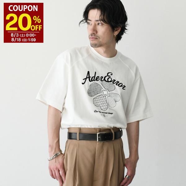 ADER ERROR アーダー エラー トップス Tシャツ TEVER ロゴTシャツ BMADSST...