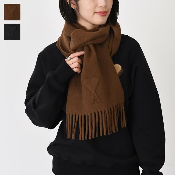 AMI ALEXANDRE MATTIUSSI アミパリス Ami De Coeur マフラー ウー...