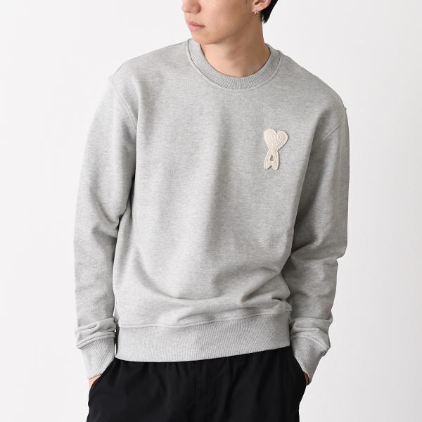 AMI PARIS アミパリス スウェット トップス ループバック ライトフリース ロングスリーブ ...