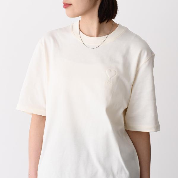AMI PARIS アミパリス Tシャツ トップス ヘビーコットンジャージー UTS357726 レ...