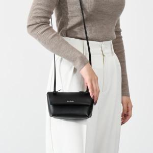 ACNE STUDIOS アクネ ストゥディオズ バッグ MINIショルダーバッグ CG0151 ユニセックス レディース 女性 BLACK ブラック シンプル クロスボディバッグ｜selectshopfelice