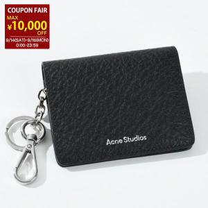 ACNE STUDIOS アクネストゥディオズ カードホルダー キーリング付き CG0246 ブラック 黒 レディース ユニセックス コンパクト 人気 おすすめ｜selectshopfelice