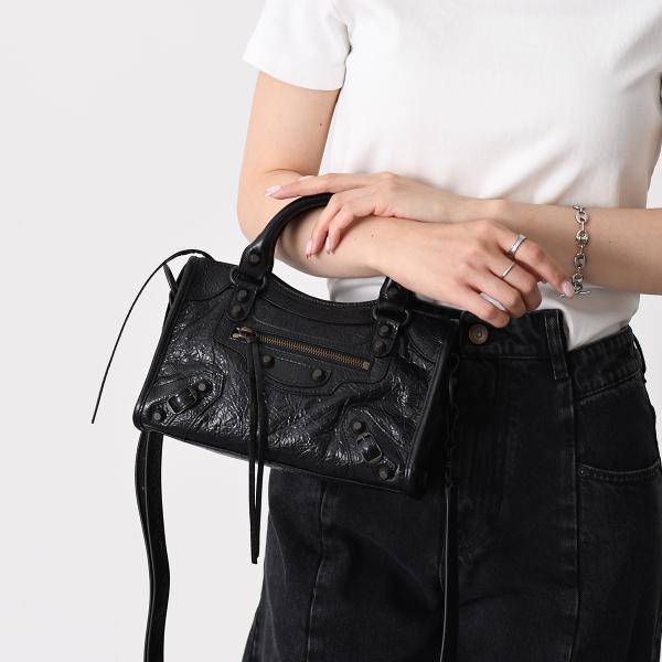 BALENCIAGA バレンシアガ ハンドバッグ バッグ Le City ミニ 806395 2AB...