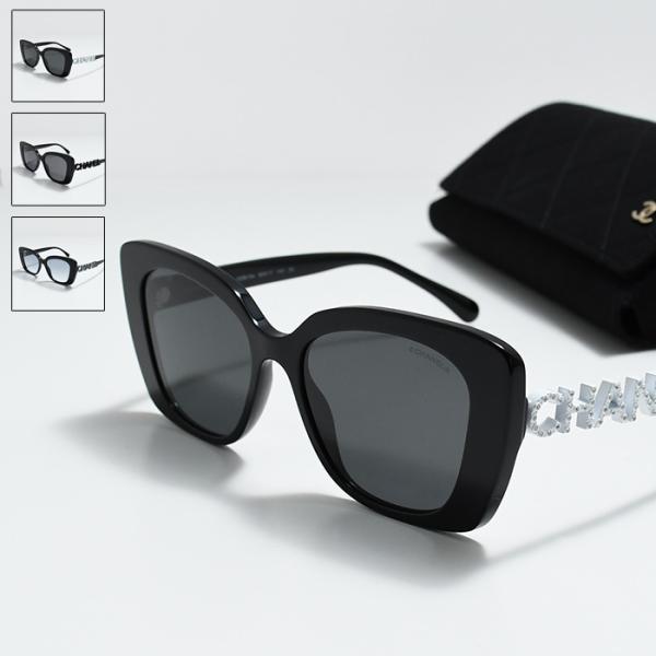 【ラスト1点】CHANEL シャネル サングラス スクエア シェイプ アイウェア 5422B レディ...