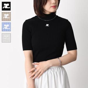 美品　クレージュ ロゴ　黒 タンクトップ courreges（クレージュ） タンクトップ FITTED TANK TOP