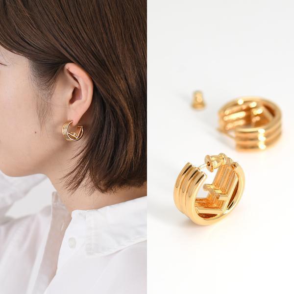 FENDI フェンディ アクセサリー ピアス エフ イズ F IS 8AK990 B08 レディース...