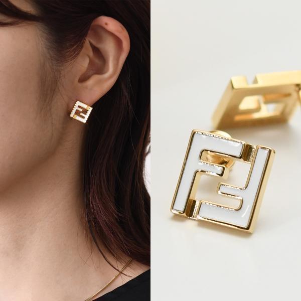 FENDI フェンディ ピアス アクセサリー フォーエバー メタルピアス 8AL294 TL9 レデ...