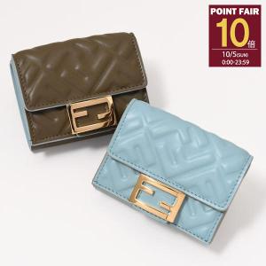 FENDI 二つ折り財布 FENDI フェンディ 二つ折り財布 8M0387 A18B レディース レザー
