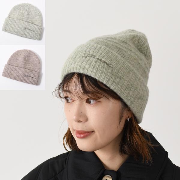 GANNI ガニー ニット帽 ビーニー ニットキャップ ソフトウール A6063 A6061 レディ...