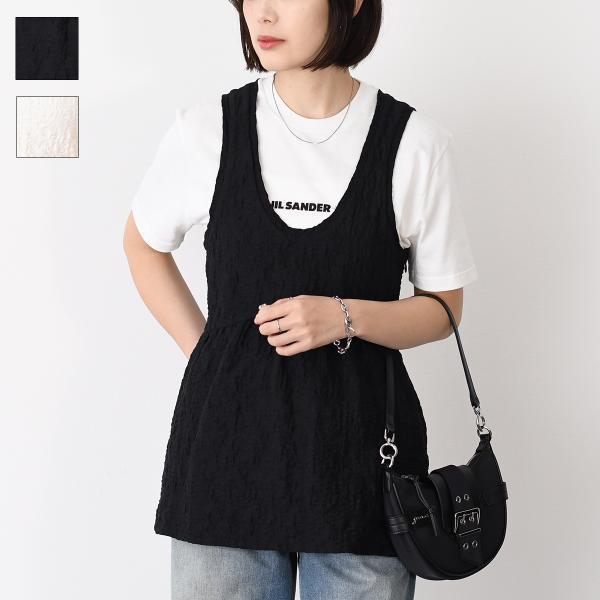 JILSANDER ジルサンダー タンクトップ ノースリーブ バルーン トップス J02NC0202...