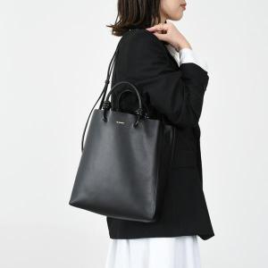 JILSANDER ジルサンダー トートバッグ バッグ レザーラージサイズ ショルダーバッグ J07WD0018 P5864  レザー レディース ブラック 人気 おすすめ｜selectshopfelice