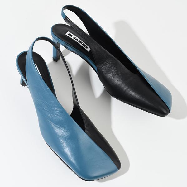 JILSANDER ジルサンダー パンプス ミュール レザー スクエアトゥ J16WL0008 P6...