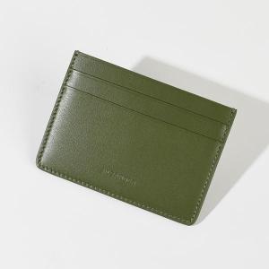 JILSANDER ジルサンダー カードホルダー カードケース パスケース J25VL0009 P4966 メンズ シンプル レザー 定期入れ ロゴ 定番 カード入れ 人気 ギフト AW10