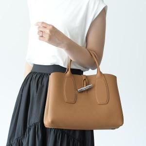 LONGCHAMP ロンシャン バッグ ハンドバッグ ロゾ トップハンドルバッグ M 10058 HPN レディース ベージュ ブラウン グレー 人気 おすすめ