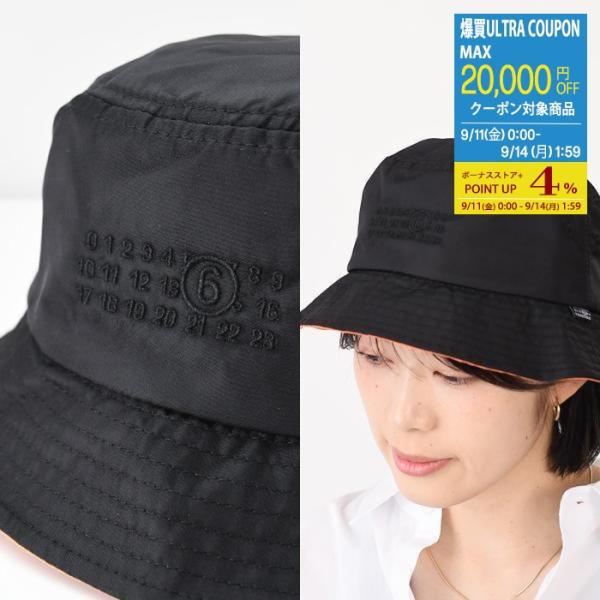 MM6 MAISON MARGIELA エムエムシックス メゾン マルジェラ バケット ハット 帽子...