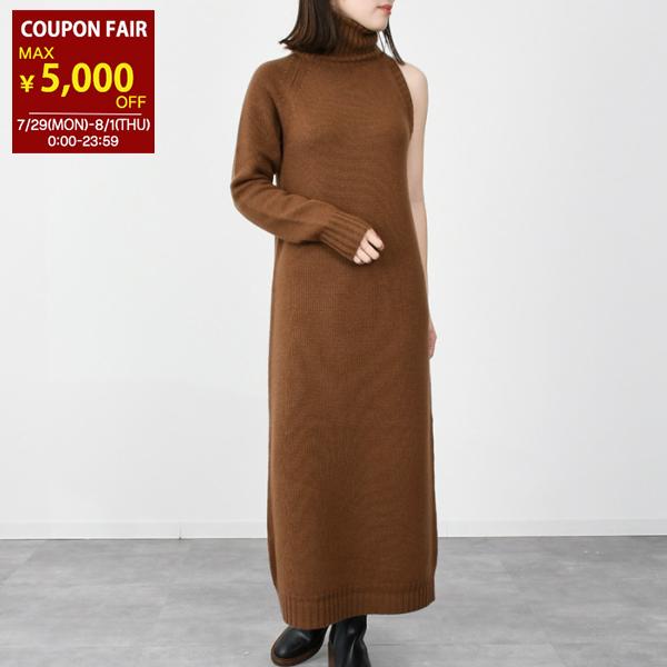 Max Mara マックスマーラ ワンピース トップス NOME ウール カシミヤ ワンショルダー ...