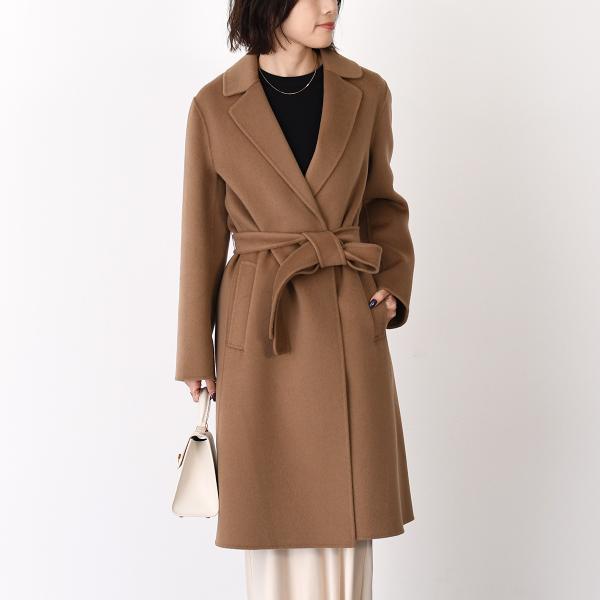 S Max Mara エス マックスマーラ コート PARK ウールミディコート レディース キャメ...
