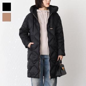 Max Mara The Cube マックスマーラ ザ キューブ TREFE トレフェ キャンバス ダウンジャケット ダウンコート 9496045600 レディース ブラック ブラウン ジッパー