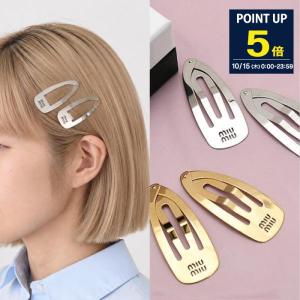 miu miu（ミュウミュウ） アクセサリー エナメルメタル ヘアクリップ