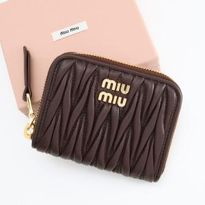 MIU MIU ミュウミュウ 財布 二つ折り財布 コンパクト財布 マテラッセ