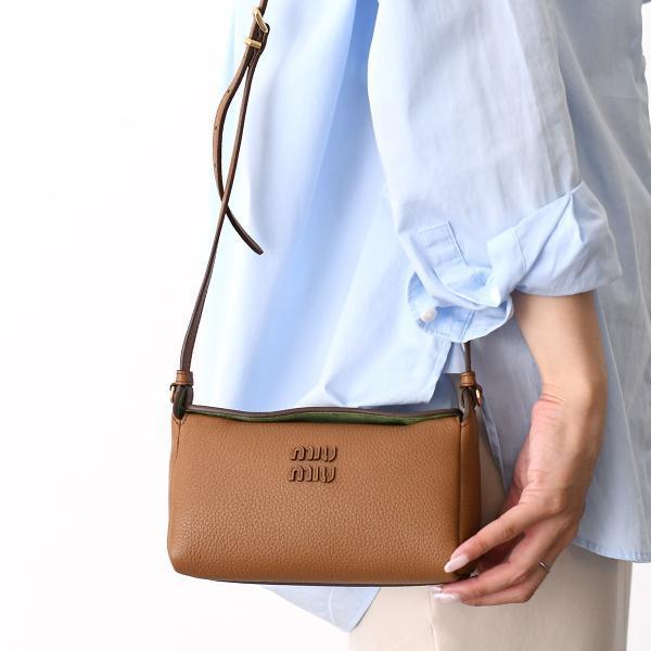 MIU MIU ミュウミュウ ショルダーバッグ バッグ レザー 5NF462 2IFL レディース ...