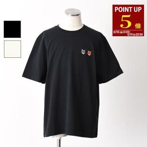 MAISON KITSUNEポロシャツ PM00209KP0002 Lサイズ MAISON KITSUNE（メゾン キツネ） ポロシャツ メンズ 無地 FOX HEAD