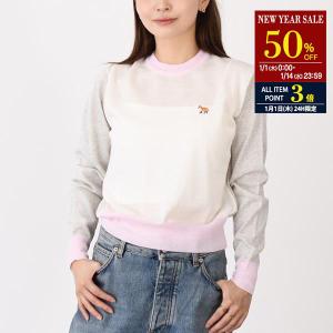 MAISON KITSUNE（メゾン キツネ） ニット ベイビーフォックス パッチ